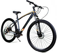 Горный велосипед Unicorn Thunder 29 дюймов Велосипед спортивный взрослый 29 Серо оранжевый