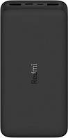 Павербанк УМБ Xiaomi Redmi Power Bank 20000mAh 2xUSB QC3.0 18W PB200LZM Black Повербанк