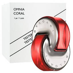 Bvlgari OMNIA Coral EDT 65 ml TESTER туалетна вода жіноча тестер (оригінал оригінал Італія)