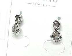 Сережки для дівчини модні XuPing срібло