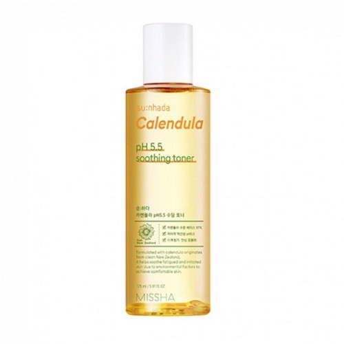 Missha Calendula pH 5.5 Soothing Toner Заспокоєний тонер з календулою, 175 мл