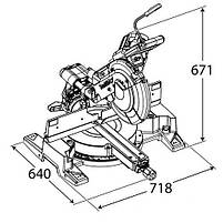 Пила торцева Makita LS1016, фото 4