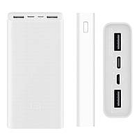 УМБ Повербанк Power Bank 20000mhA Xiaomi 2USB Білий. Портативний мобільний акумулятор. Зовнішній акумулятор