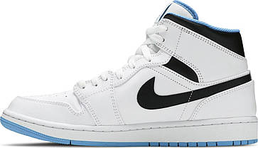 Кросівки Nike Air Jordan 1 Mid Laser Blue — 554724-141, фото 3