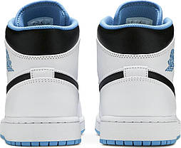 Кросівки Nike Air Jordan 1 Mid Laser Blue — 554724-141, фото 5
