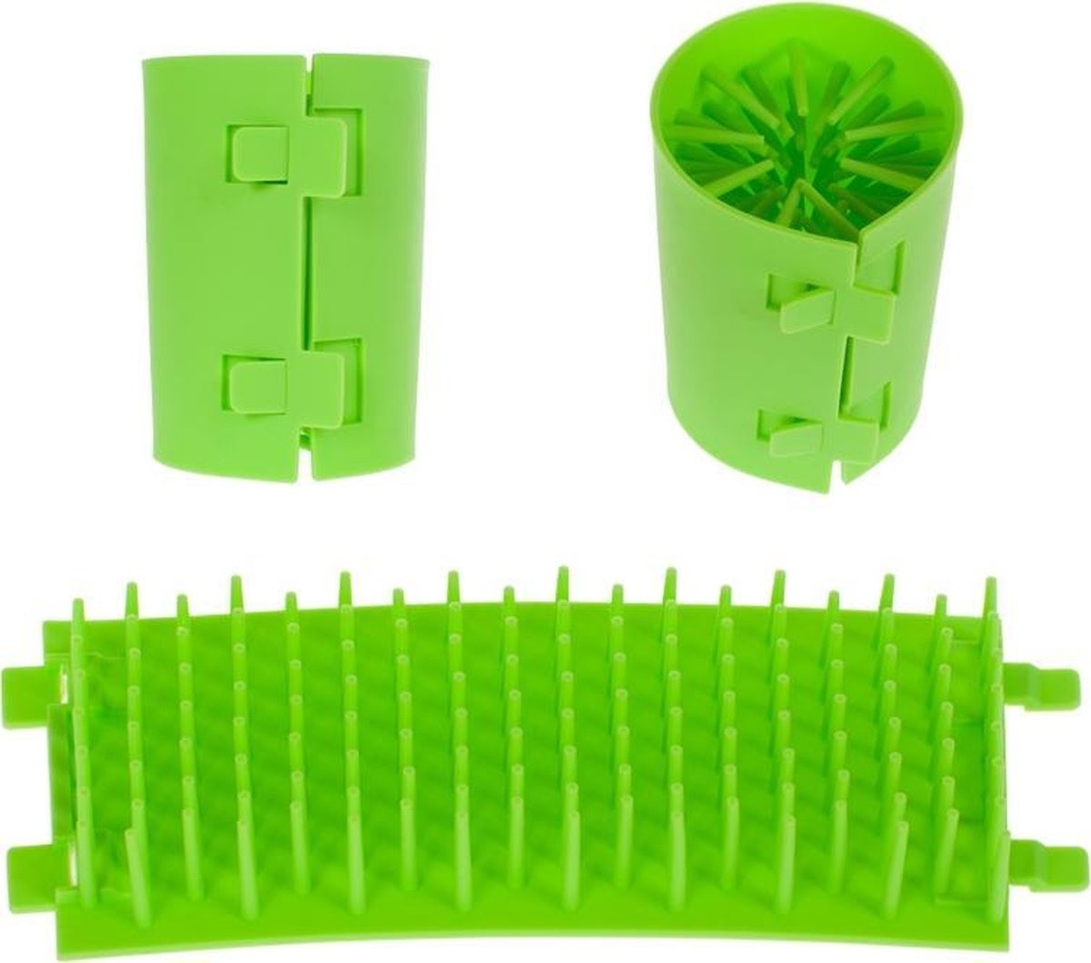 Cтакан для мытья лап собакам Soft Gentle Silicone Bristles зеленый (0490), лапомойка (TS) - фото 3 - id-p1498939102