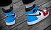 Кроссовки Nike Air Jordan 1 Retro High Fearless UNC Chicago - CK5666-100, фото 9