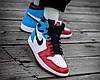 Кроссовки Nike Air Jordan 1 Retro High Fearless UNC Chicago - CK5666-100, фото 6