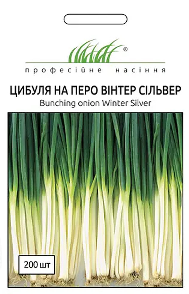 Цибуля Вінтер Сільвер на перо 200 шт