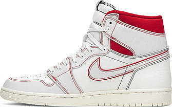 Кросівки Nike Air Jordan 1 Retro High Phantom Gym Red — 555088-160, фото 3