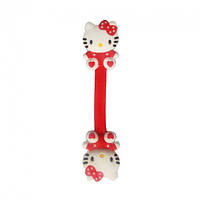 Органайзер і тримач для кабелю, навушників, дротів на кнопці Alitek Хело Кітті