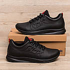 Чоловічі шкіряні кросівки Reebok Flex Black, фото 5