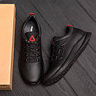 Чоловічі шкіряні кросівки Reebok Flex Black, фото 10