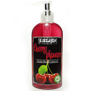 Лубрикант гель змазка водна основа Вішня 200 ml змазка Cerry pleasure, фото 1