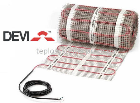 Тепла підлога — Мат нагрівальний DEVIcomfort 150T (DTIR-150) 206/225 Вт — 1,5 м2, Данія, фото 3