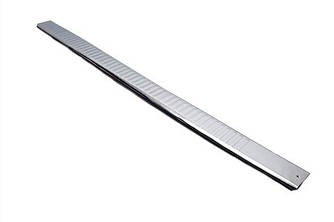 Накладки на задній бампер Carmos (сталь) - Ford Connect 2010-2014 рр.