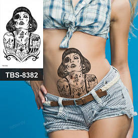 Флеш Тату. 19*12 См. Перевідна. Тимчасова. Чікано, Дівчата, Tbs-8382 (S)