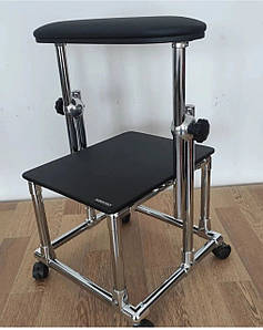 Підставка підніжка для педикюру з регулюванням та тумбою для ванни Тера/6 педикюрна підставка для ніг