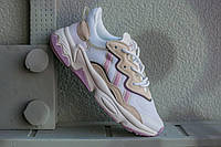 Женские кроссовки Adidas Ozweego Light White/Grey/Pink