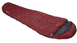 Спальний мішок High Peak TR 300/0°C Dark Red/Grey Left (23066)