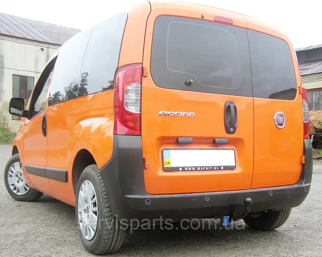 Фаркоп Fiat Fiorino 2007- (Фіат Фіоріно) без підрізу бампера