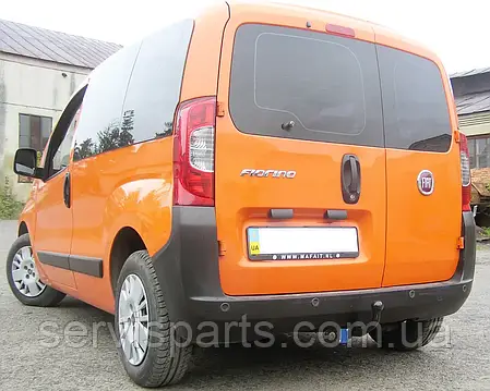 Фаркоп Fiat Fiorino 2007- (Фіат Фіоріно) без підрізу бампера, фото 1