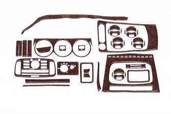 Накладки на панель (великий комплект) - Ford Connect 2010-2014 рр.