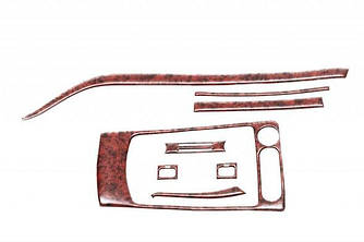 Накладки на панель (маленький комплект) - Ford Connect 2010-2014 рр.