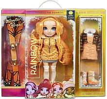 Лялька Рейнбоу Хай Поппі Рівен Rainbow High Winter Break Poppy Rowan Orange Fashion Doll