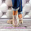 Туфлі жіночі  шкіряні капучино К 1354, фото 3