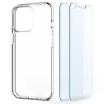 Чохол + Захисне скло від Spigen для iPhone 13 Pro — Crystal Pack (Захисне скло 2 шт.), фото 3