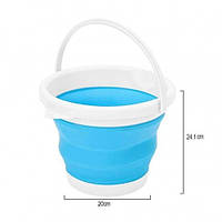 Ведро 10 литров туристическое складное Collapsible Bucket! BEST