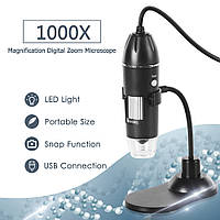 Цифровой микроскоп USB Digital microscope Zoom с LED подсветкой! BEST