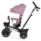 Велосипед дитячий триколісний з батьківською ручкою KiderKraft SPINSTEP Pin 5в1 / Коляска толокар для дівчинки, фото 3