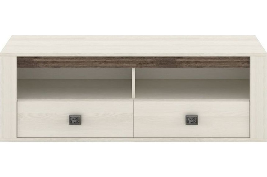 Тумба ТВ RTV130 Селена з ДСП Ясен сніжний/Дуб ансберг Gerbor, фото 1