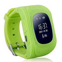 Детские умные смарт-часы Q50 с GPS трекером. Smart Watch зеленые! BEST