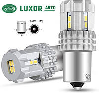 LED Автолампа задній хід, стоп, 1156 P21W BA15S 12SMD 3020 Canbus-Без Швидкого моргання, білий