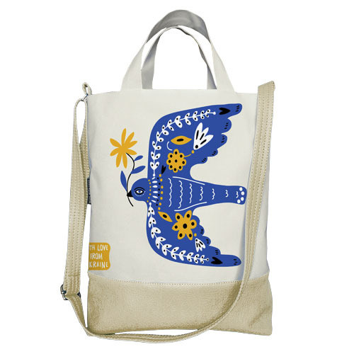 Сумка міська City With love from Ukraine 34x40 см (SCB_22U016_SBR), фото 1