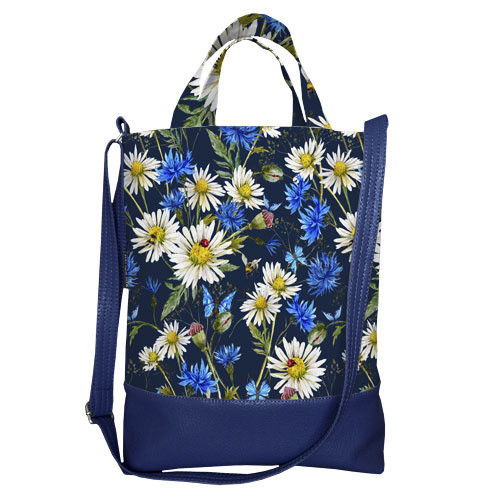 Сумка міська City Ромашки та волошки 34x40 см (SCB_22U008_TSI), фото 1