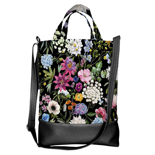 Сумка міська City Польові квіти 34x40 см (SCB_22U002_BL), фото 1
