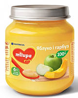 Milupa Пюре фруктовое Яблоко-тыква 6м+ (125г) 8591119003218