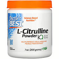 L-цитруллин Doctor's Best "L-Citrulline Powder" чистый порошок (200 г)