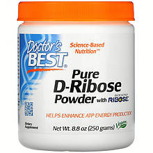 D-рибоза в порошке Doctor's Best "Pure D-Ribose Powder with Bioenergy Ribose" (250 г)