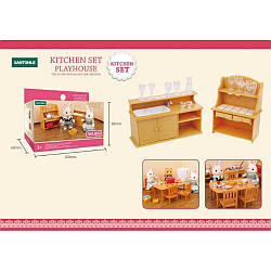 Ігровий набір Меблі для флакових тварин аналог Sylvanian Families B03