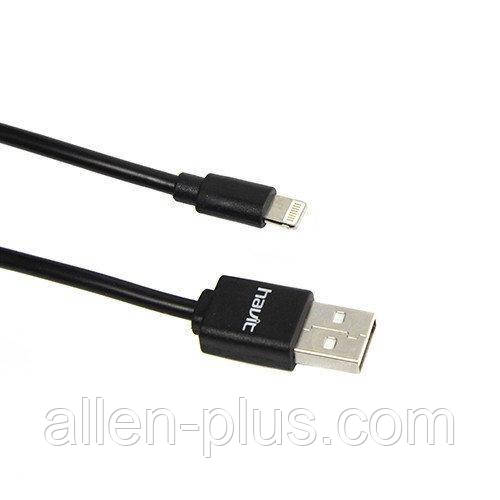 Кабель для передавання даних iPhone/iPad HV-CB8510 (USB/Lighting), 1 м, black