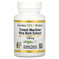 Французский экстракт коры приморской сосны California GOLD Nutrition "French Maritime Pine" 100 мг (60 капсул)