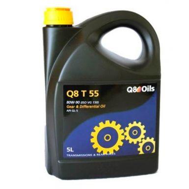 85W140, Масло транс. (кпп, мост) (5л) (Q8 T 55) (API: GL-5)