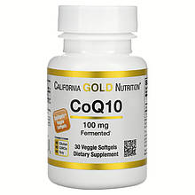 Коензим Q10 California GOLD Nutrition "CoQ10" 100 мг (30 капсул)