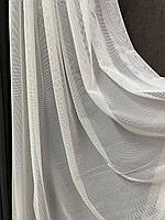 Тюль турецкий белый мелкая сетка, тюль на окно, шторы на окно, пошив тюля на тесьму, на люверсы