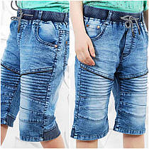 Дитячі джинсові шорти для хлопчика KEY! Венгрія. 134 ріст